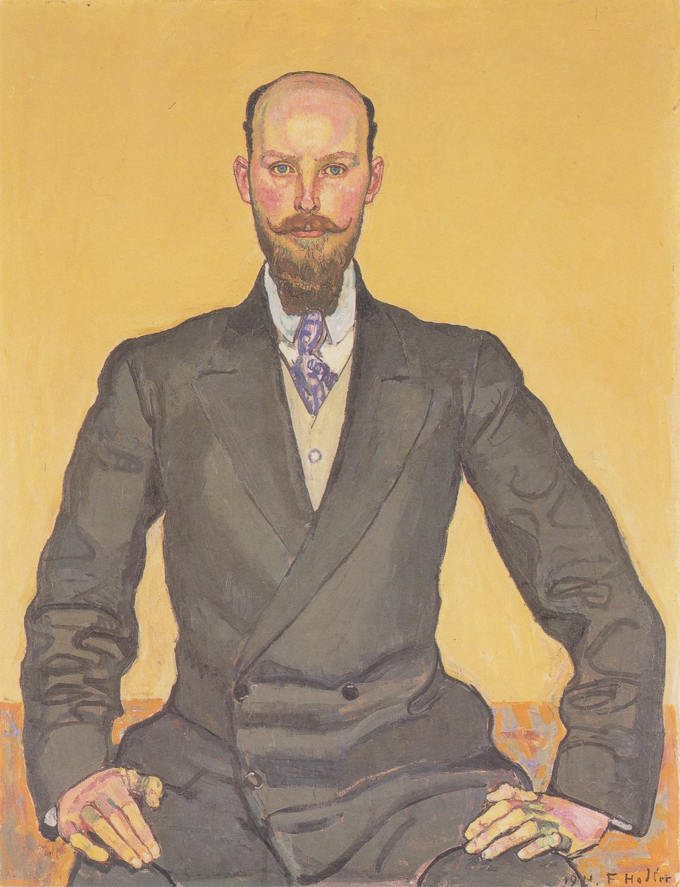 Portrét Willyho Russa od Ferdinand Hodler