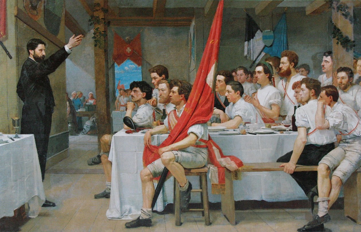 Banket gymnastky od Ferdinand Hodler