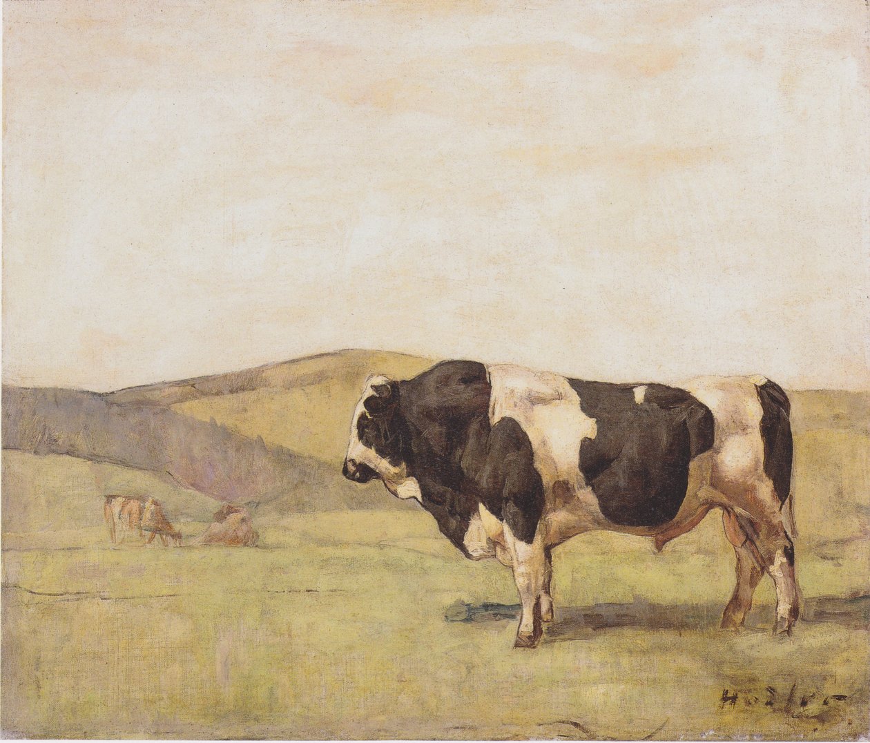 Býk od Ferdinand Hodler