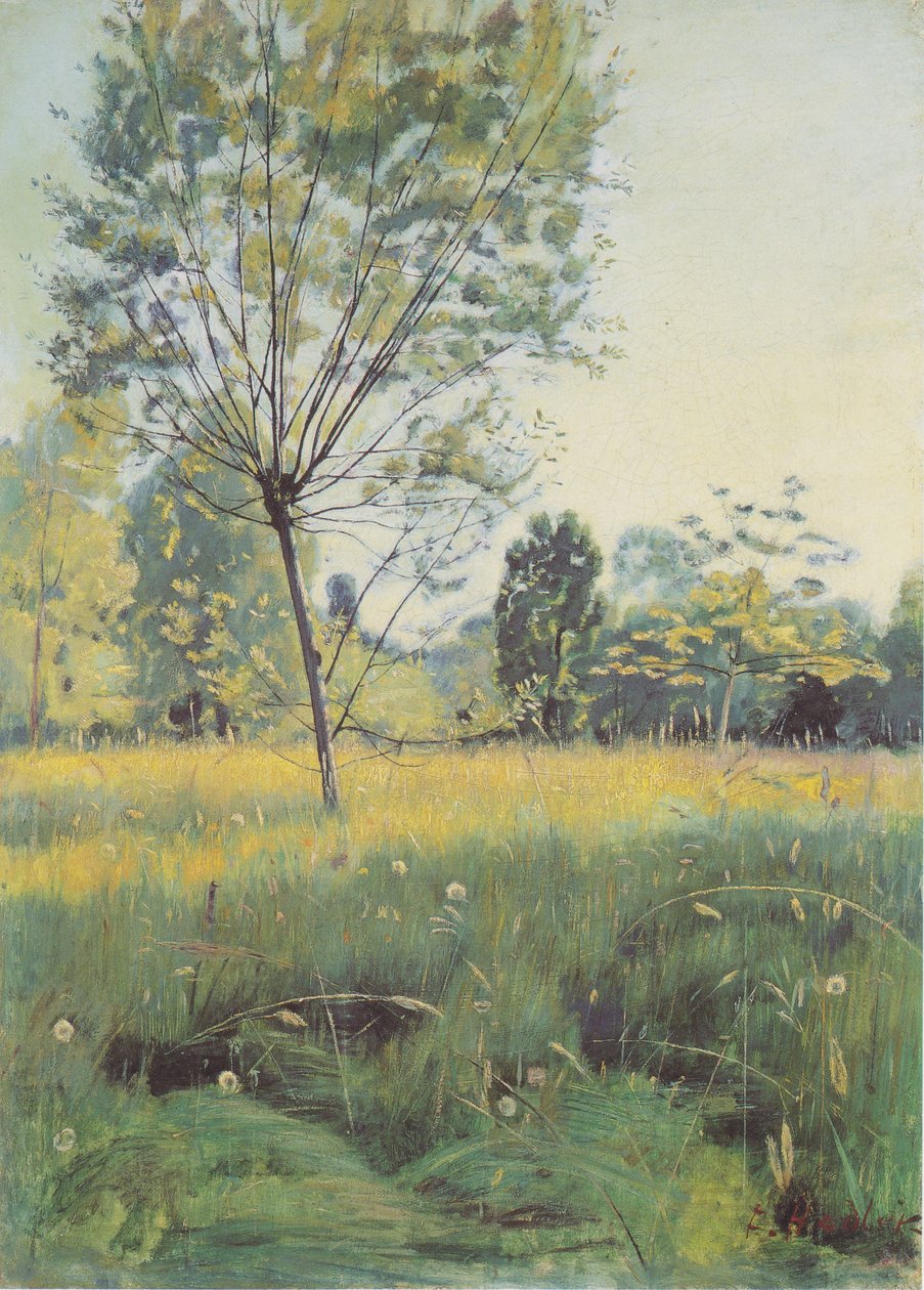 Zlatá niva od Ferdinand Hodler