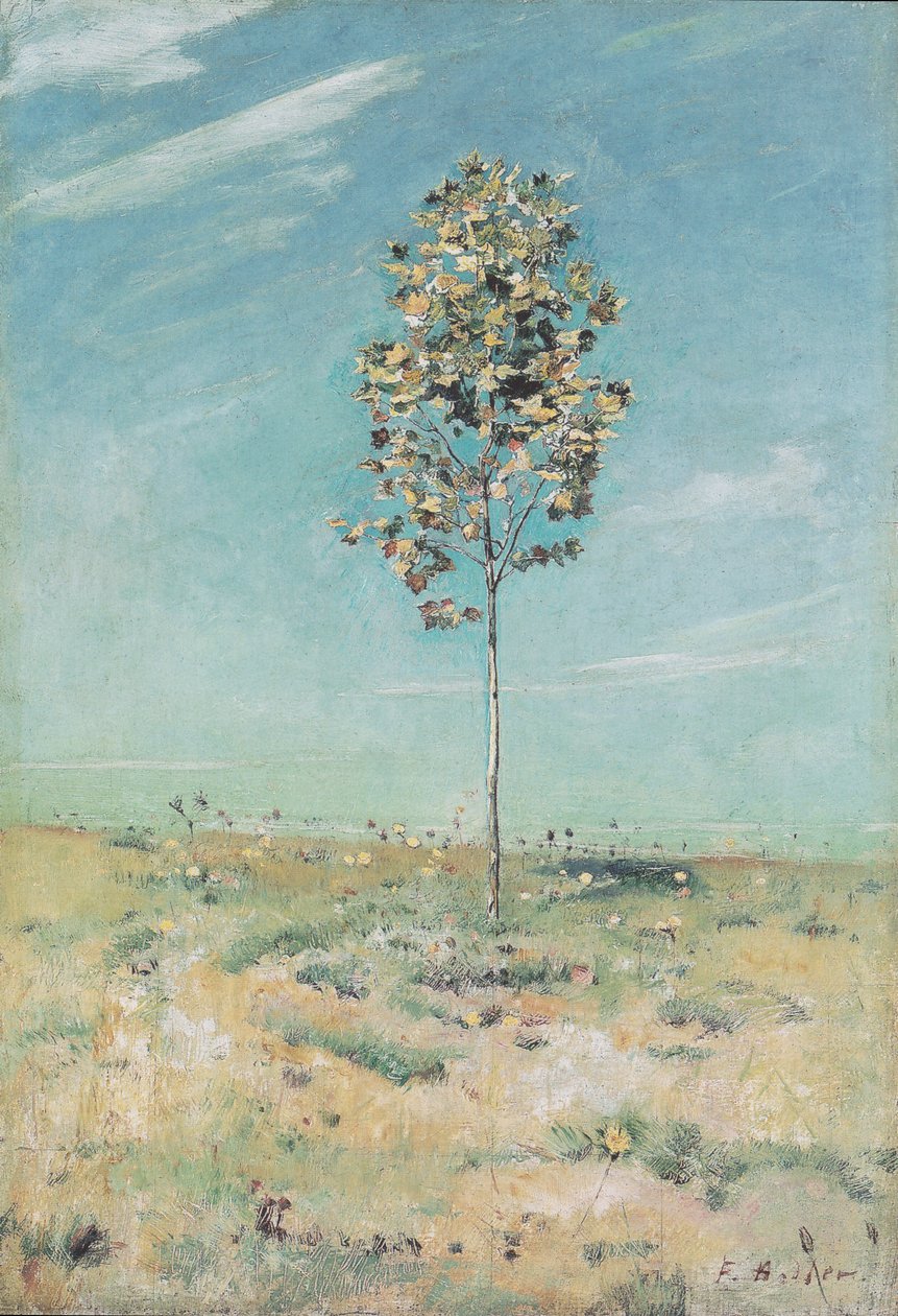 Malý plantain od Ferdinand Hodler