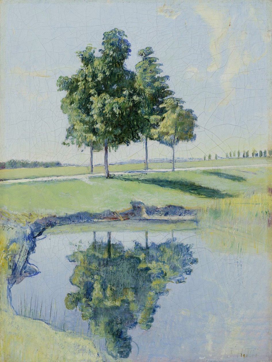 Kastanienbäume od Ferdinand Hodler