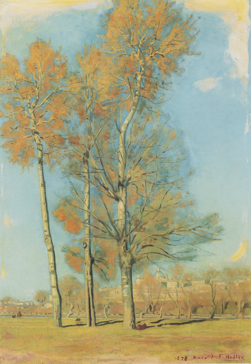 Krajina poblíž Madridu od Ferdinand Hodler