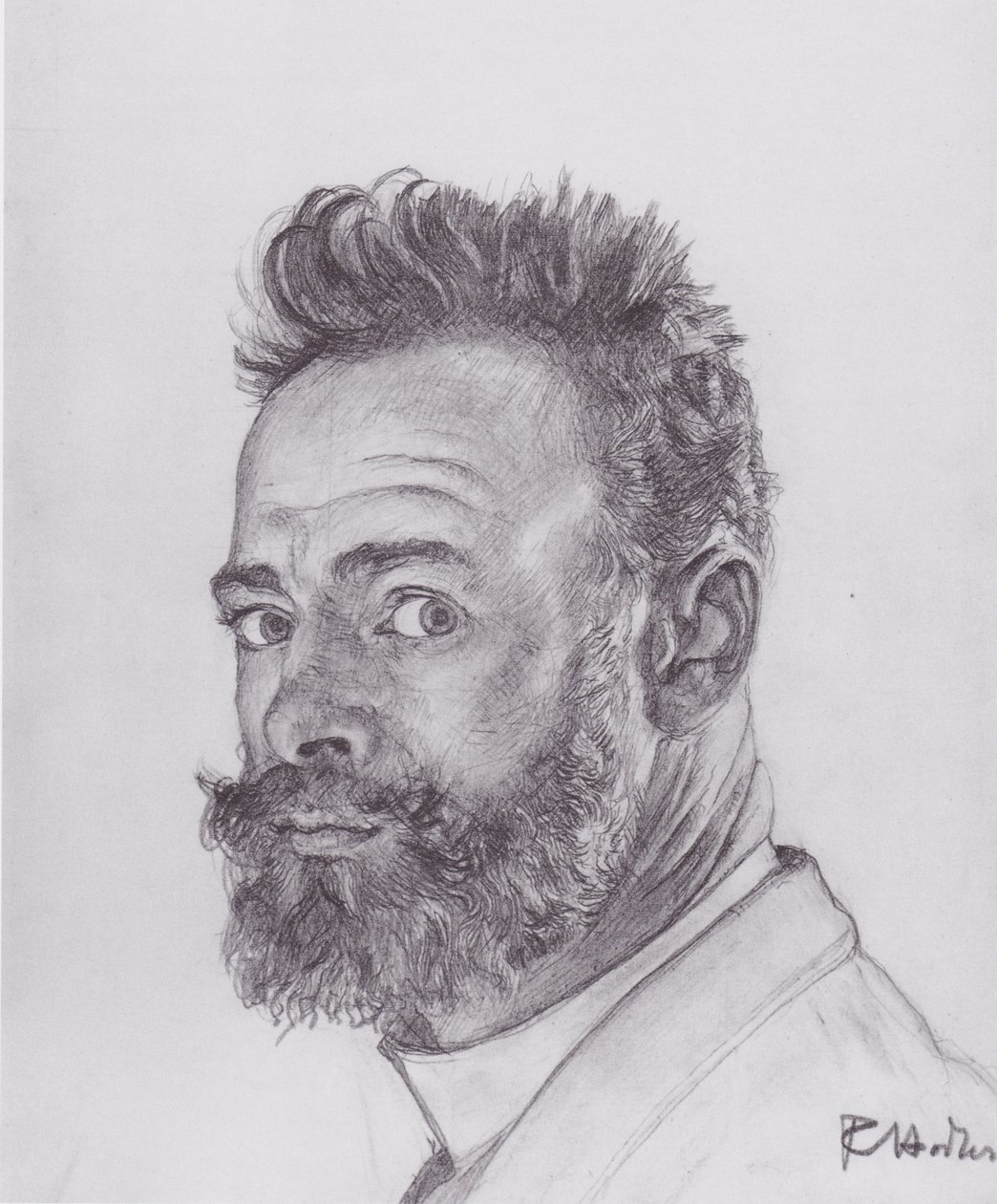 Pařížský autoportrét od Ferdinand Hodler