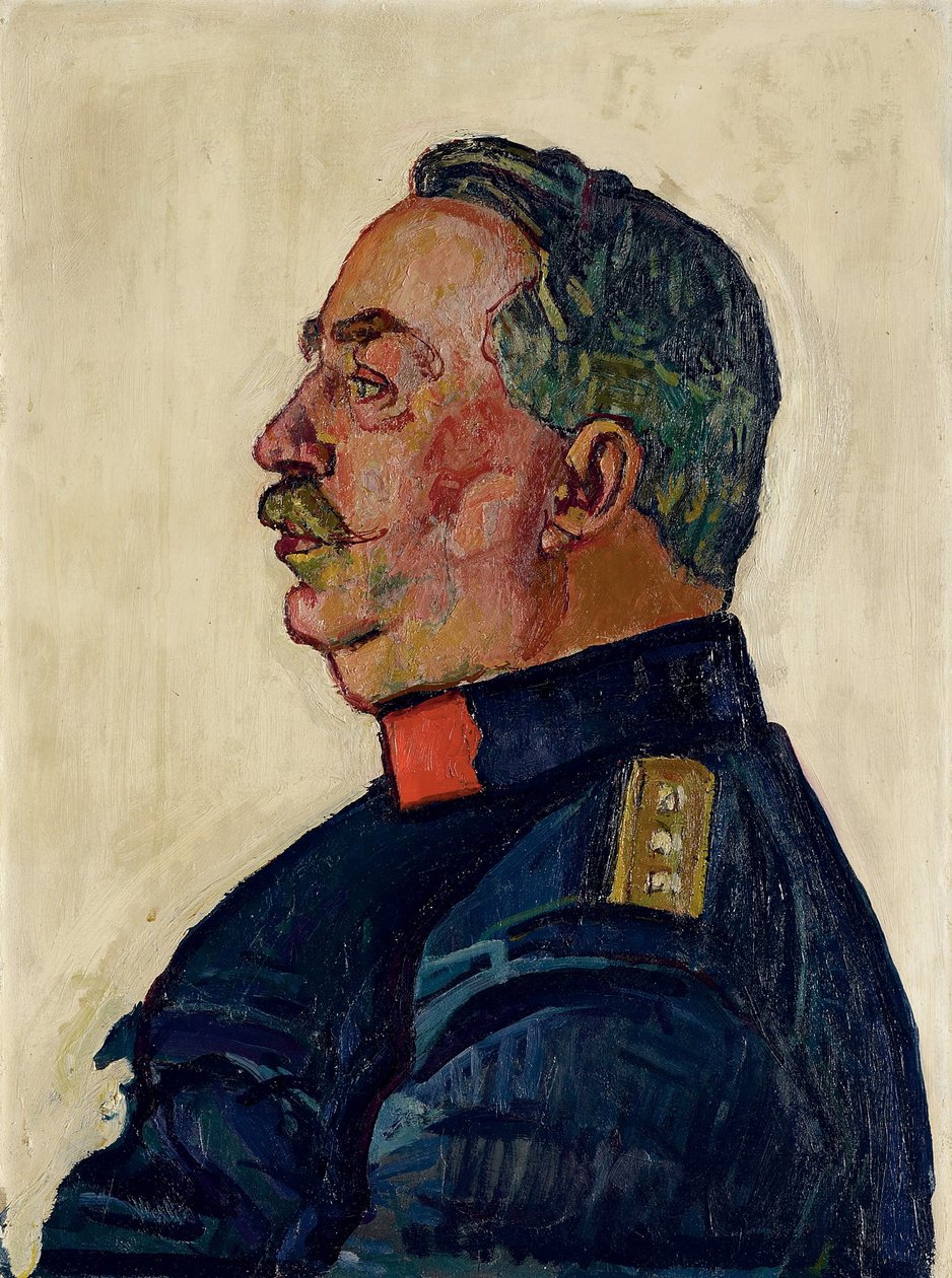 Portrét generála Ulricha Willeho od Ferdinand Hodler