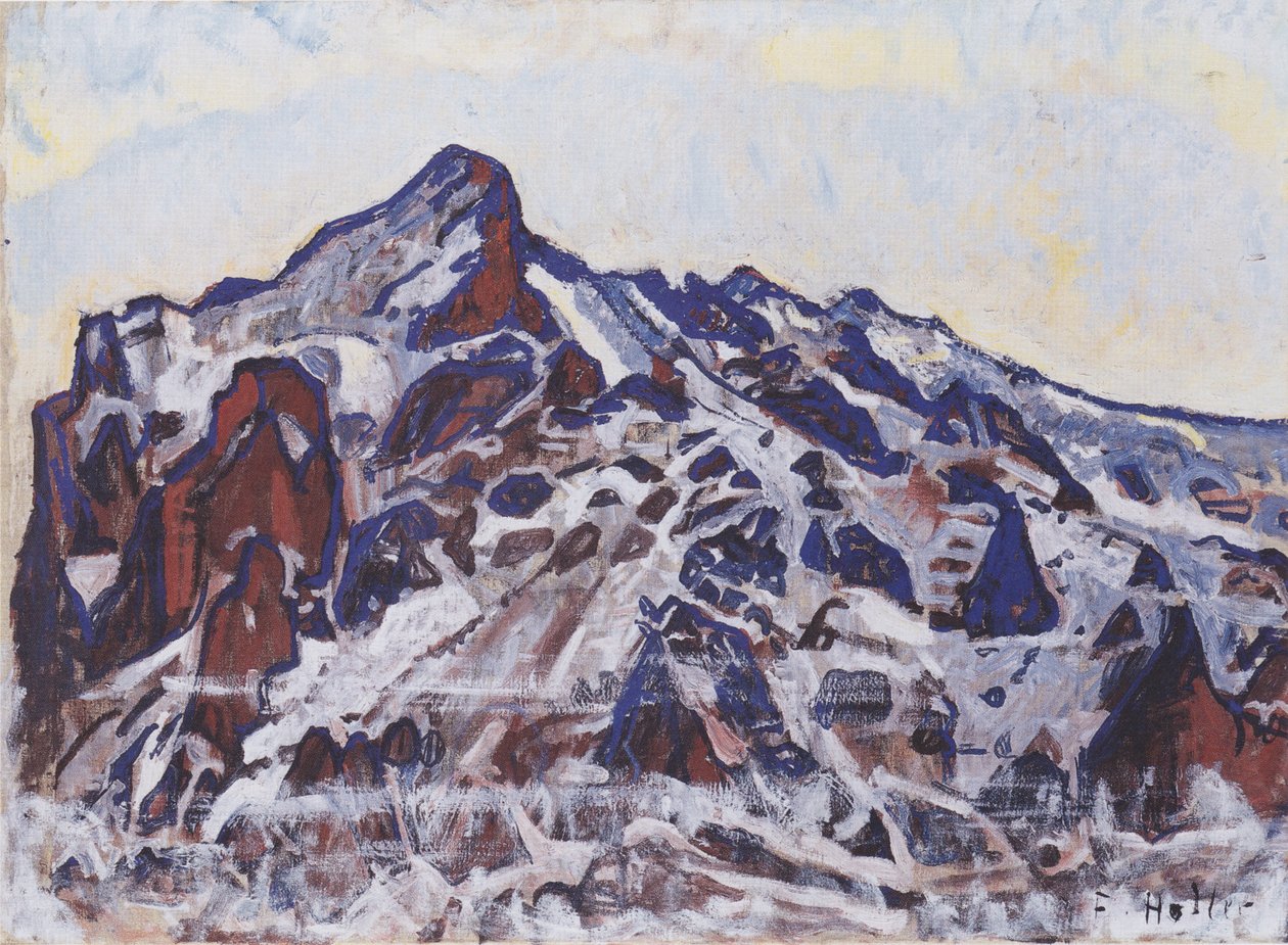 Wetterhorn od Ferdinand Hodler