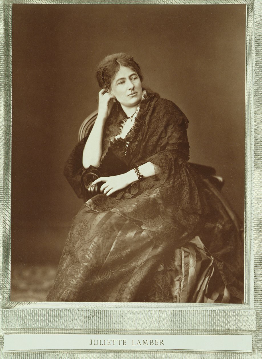 Juliette Adam, rozená Lamber (1836-1936), z 