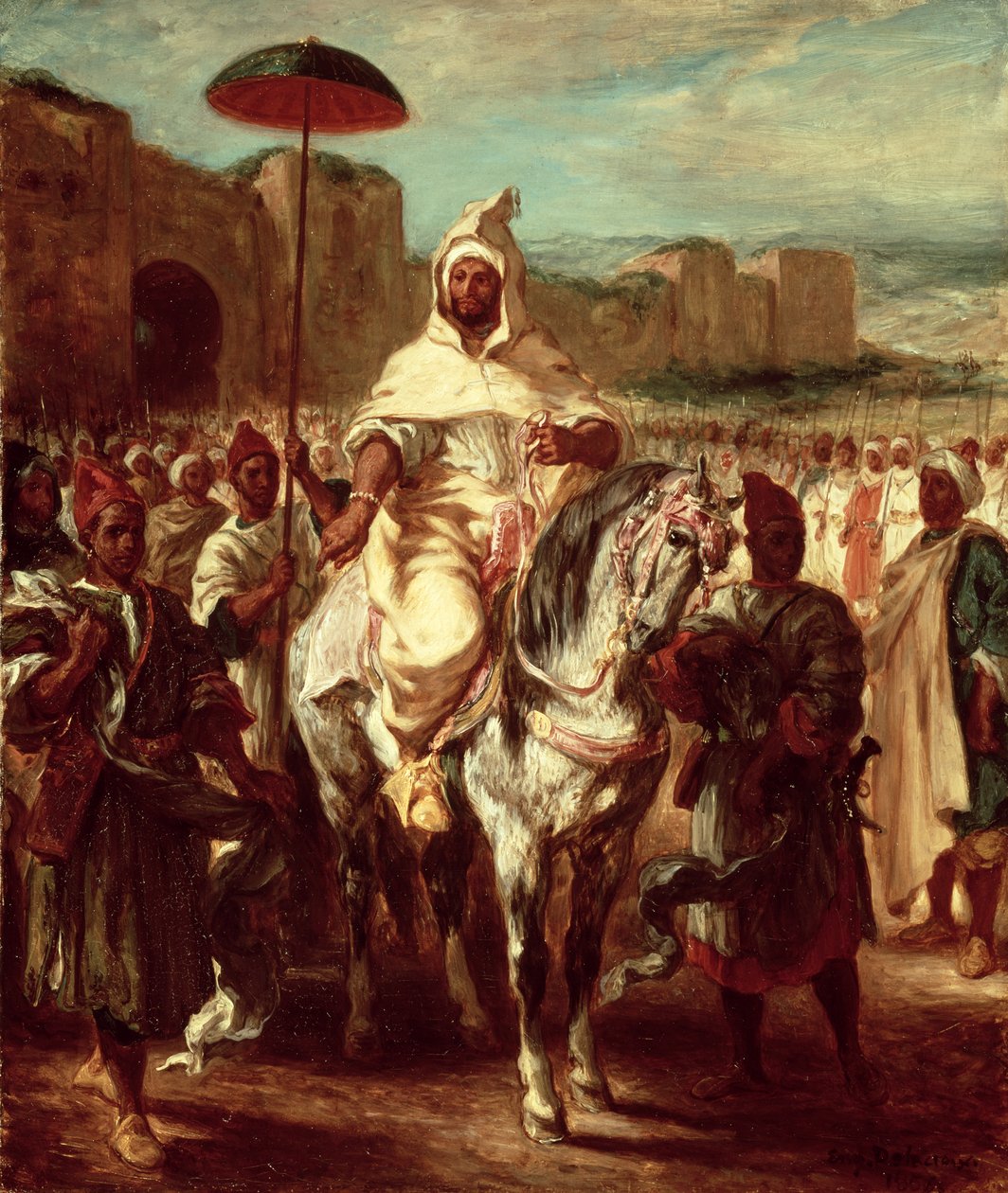 Abd Errahma, sultán Maroka, 1845 od Ferdinand Victor Eugene Delacroix