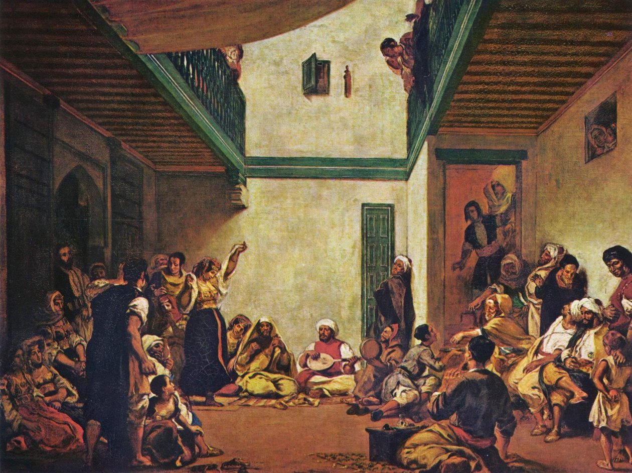 Židovská svatba v Maroku od Ferdinand Victor Eugene Delacroix