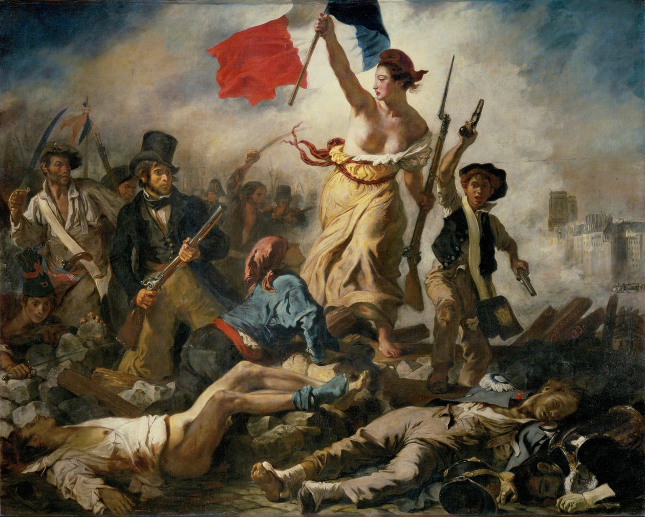 28. července Liberty Leading the People od Ferdinand Victor Eugene Delacroix