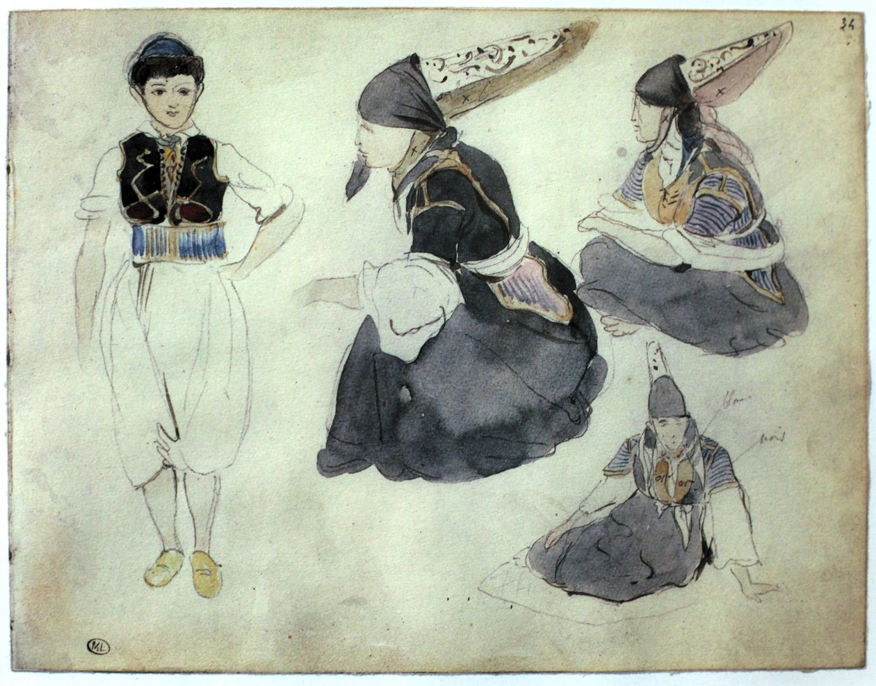 Maroko od Ferdinand Victor Eugene Delacroix