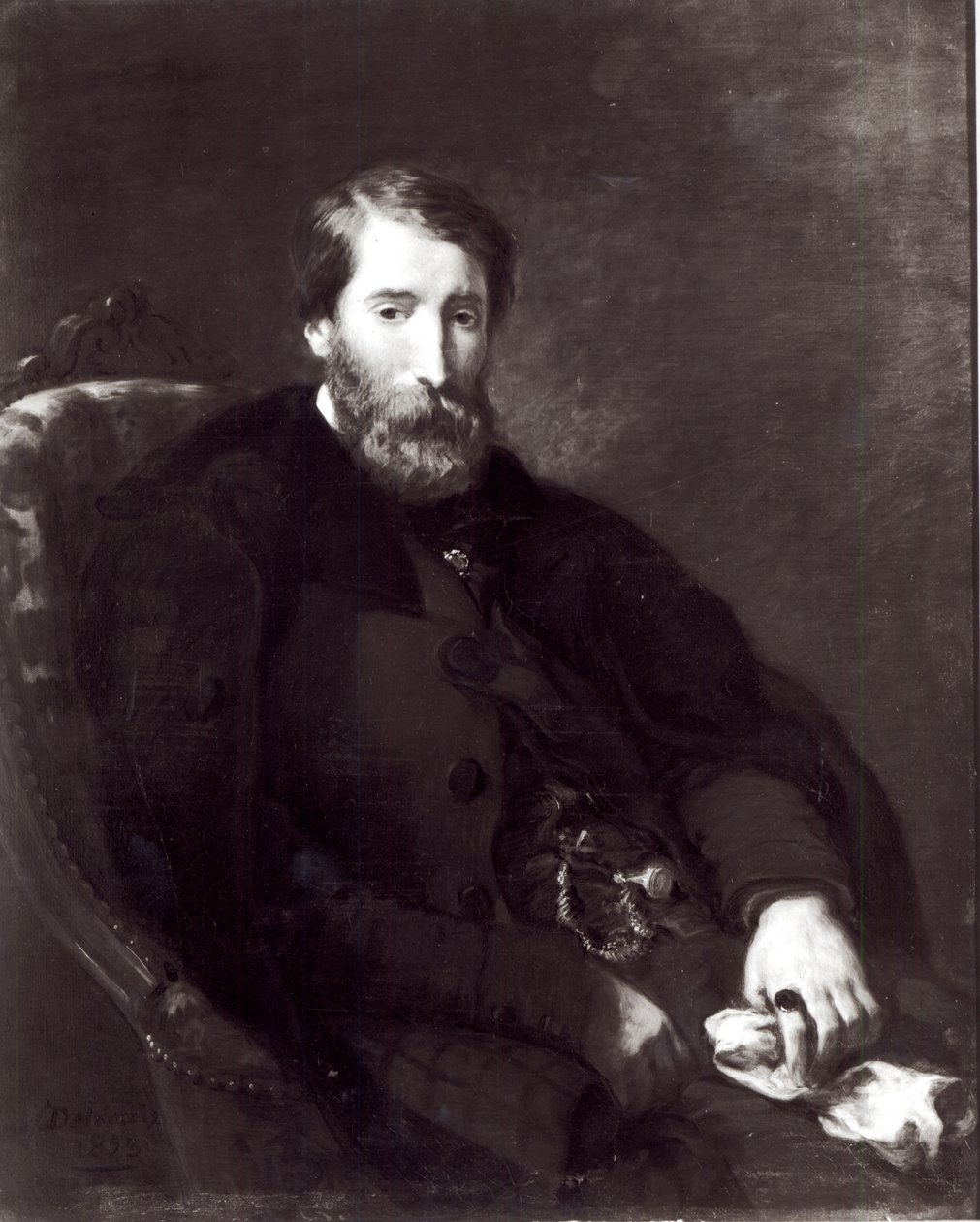 Portrét Alfreda Bruyase (1821-77) od Ferdinand Victor Eugene Delacroix