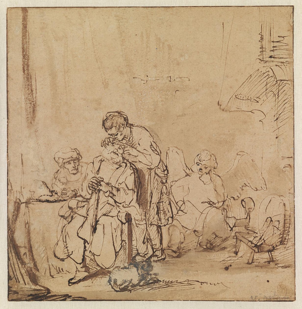 Uzdravení Tobita od Ferdinand Bol