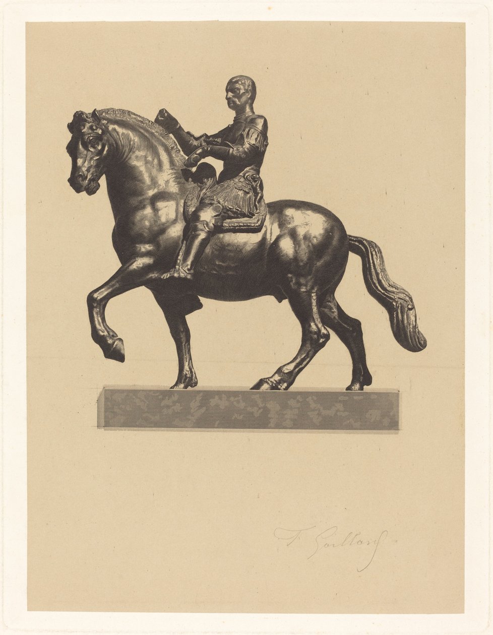 Gattamelata od Ferdinand Gaillard after Donatello