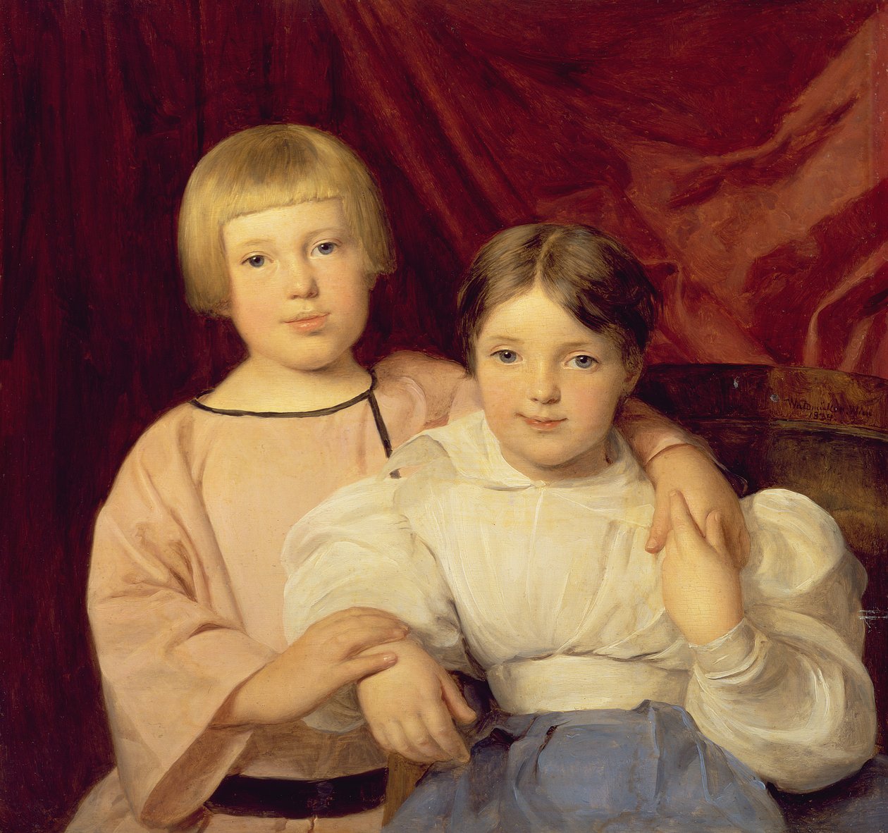 Děti od Ferdinand Georg Waldmuller