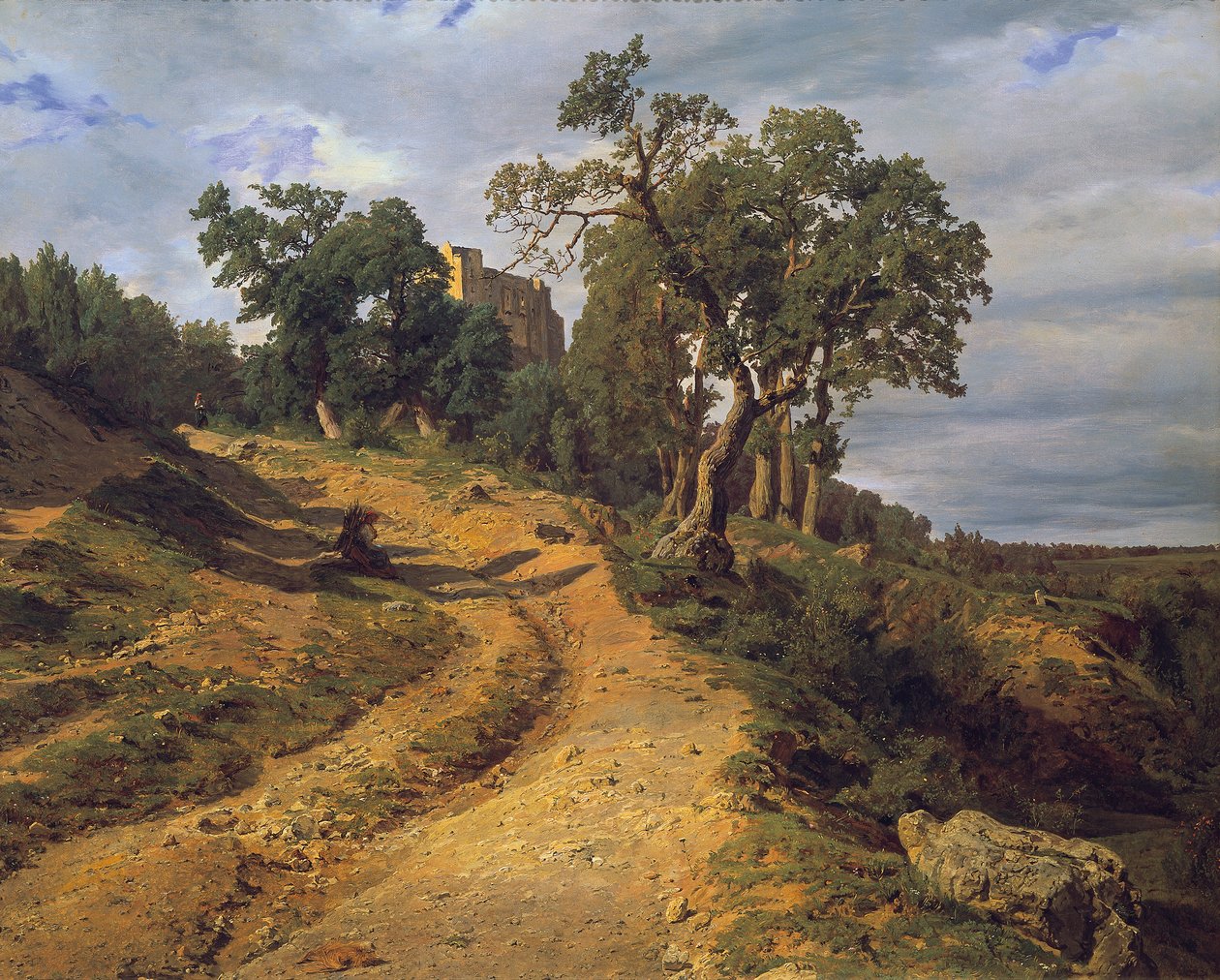 Zřícenina Lichtenštejnska u Mödlingu od Ferdinand Georg Waldmuller