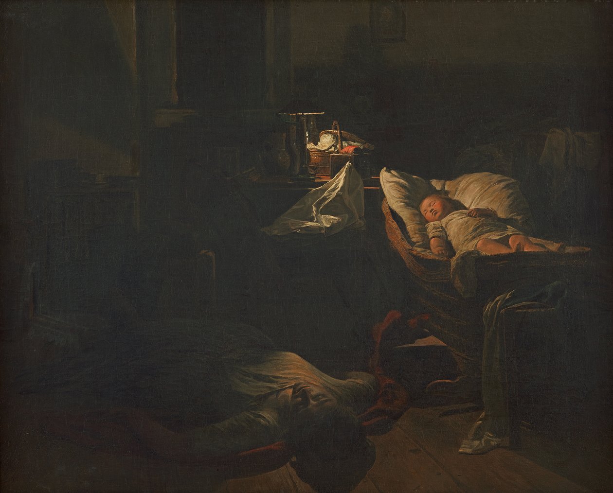 vyčerpaná síla od Ferdinand Georg Waldmuller