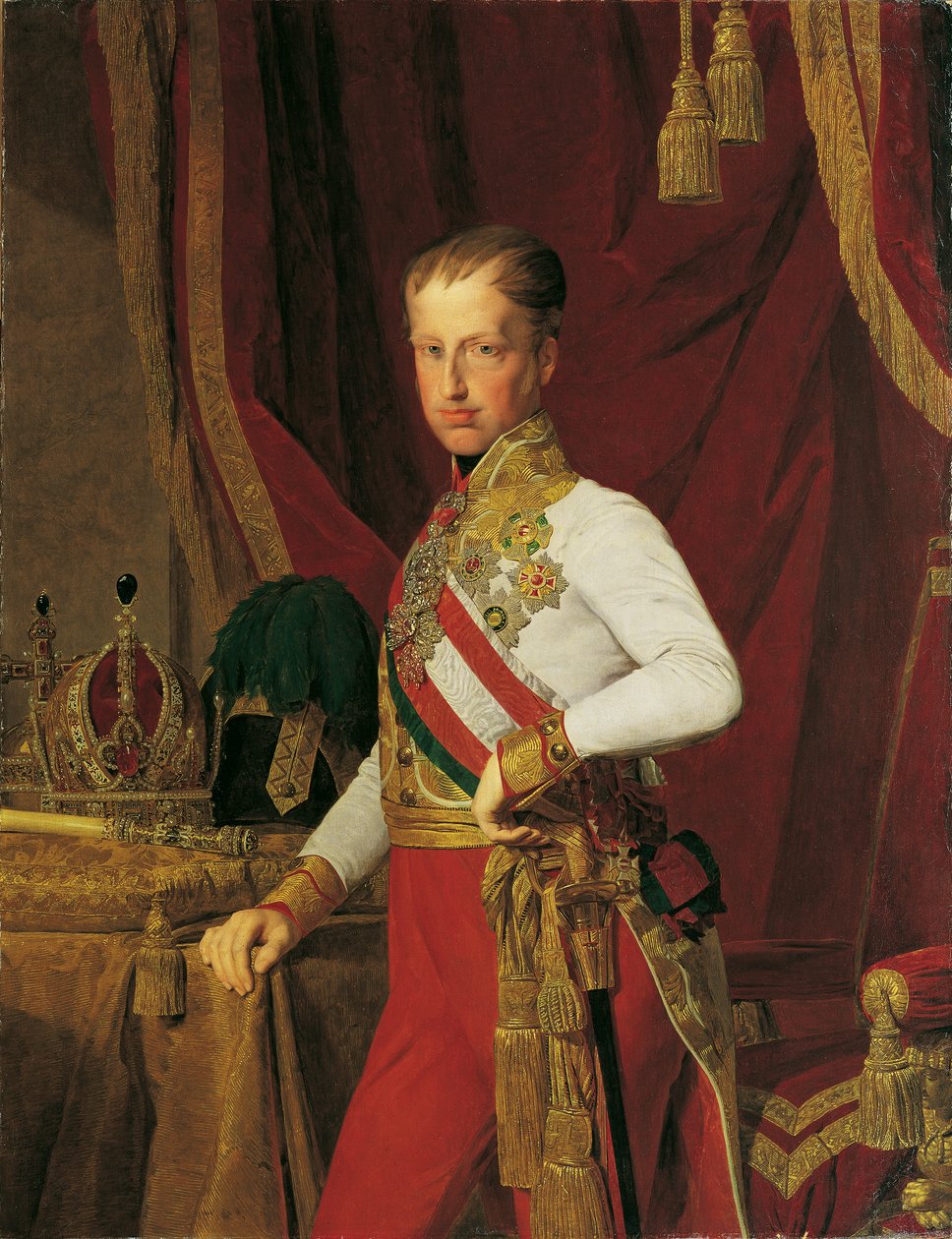 Rakouský císař Ferdinand I od Ferdinand Georg Waldmuller