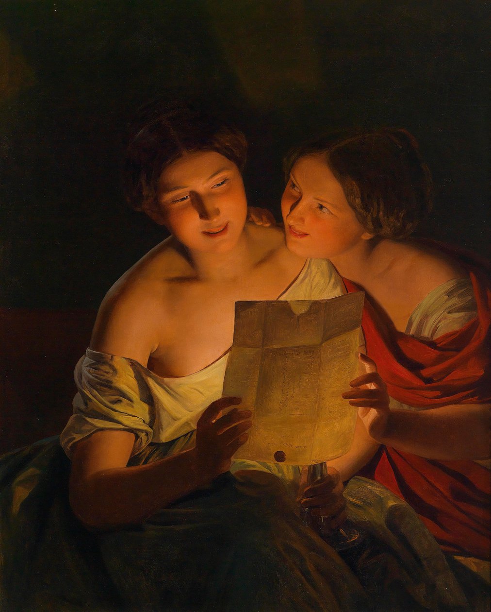 Milostný dopis od Ferdinand Georg Waldmuller