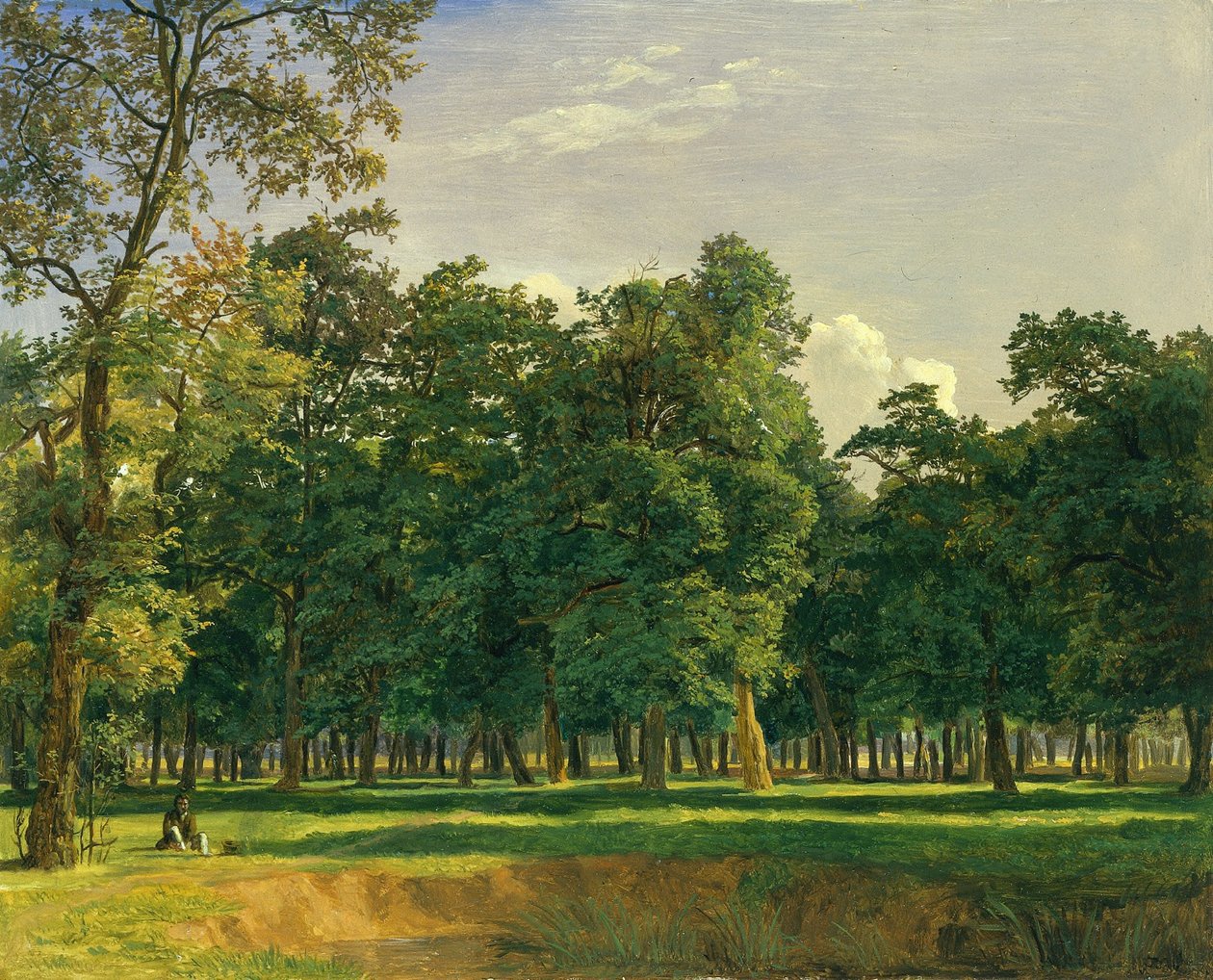 Prater Landscape, c. 1831. od Ferdinand Georg Waldmuller