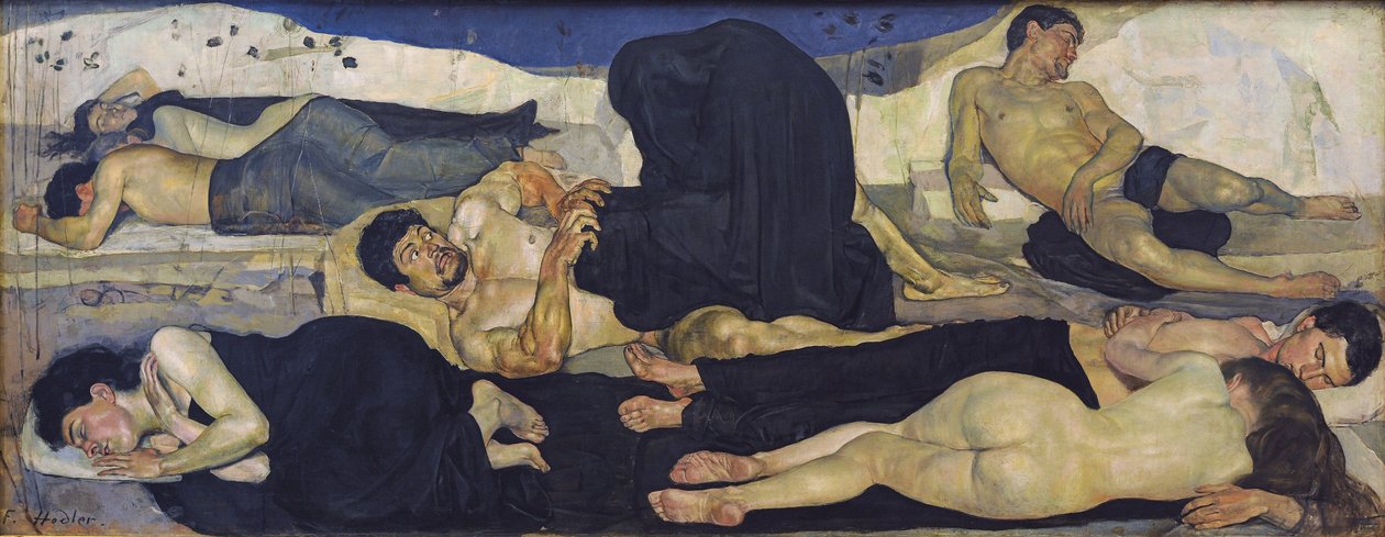 Noc od Ferdinand Hodler
