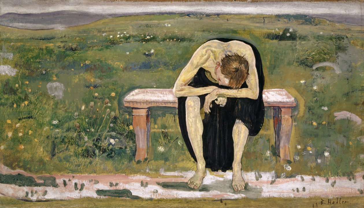 Zklamaná duše, cca 1891. od Ferdinand Hodler