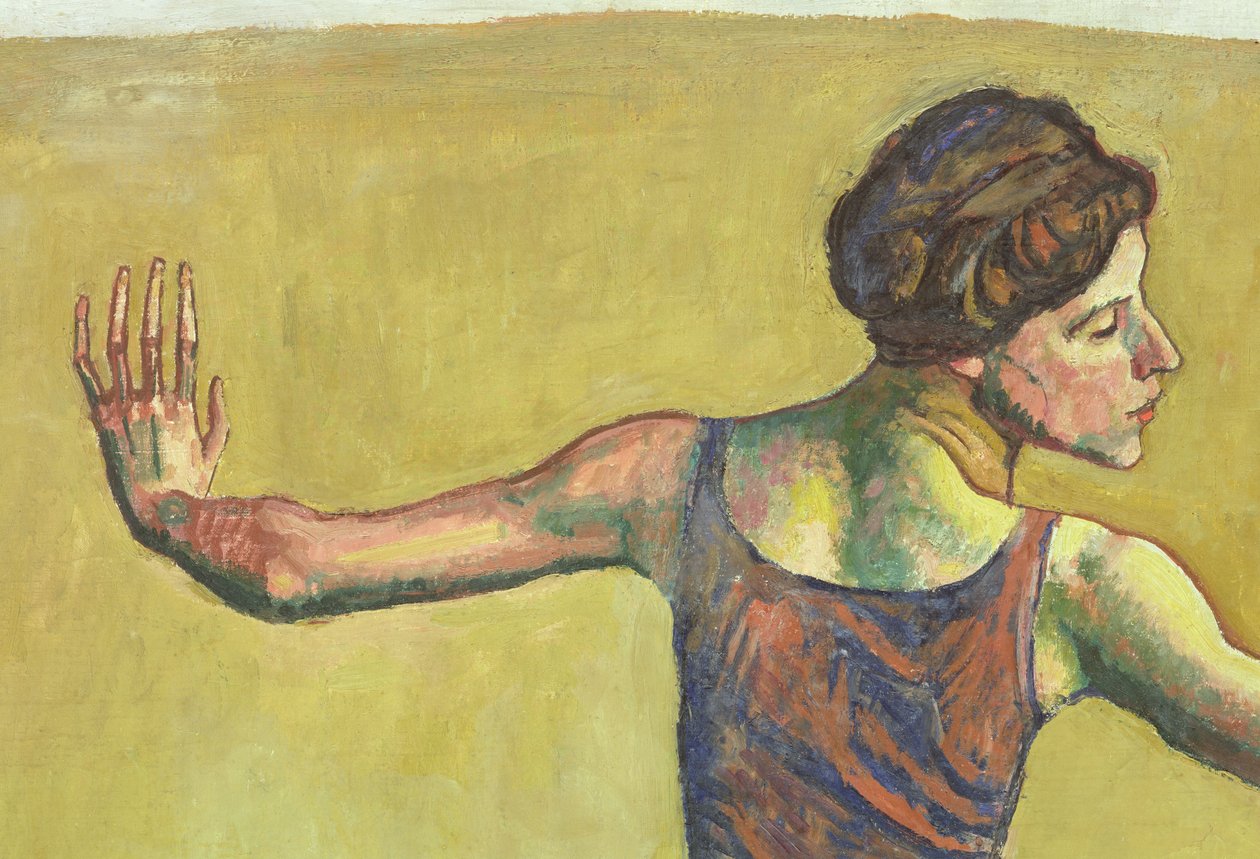 Femme Joyeuse (detail) (viz také 155107) od Ferdinand Hodler