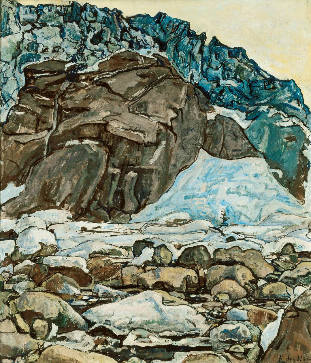 Grindelwaldský ledovec, 1912. od Ferdinand Hodler