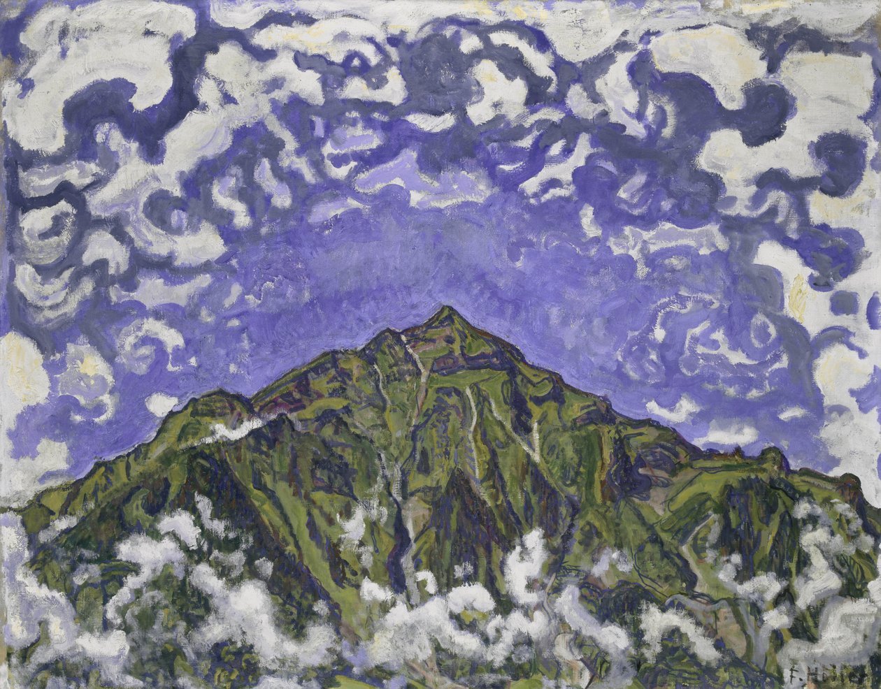 Mount Niesen viděný z Heustrich, 1910. od Ferdinand Hodler