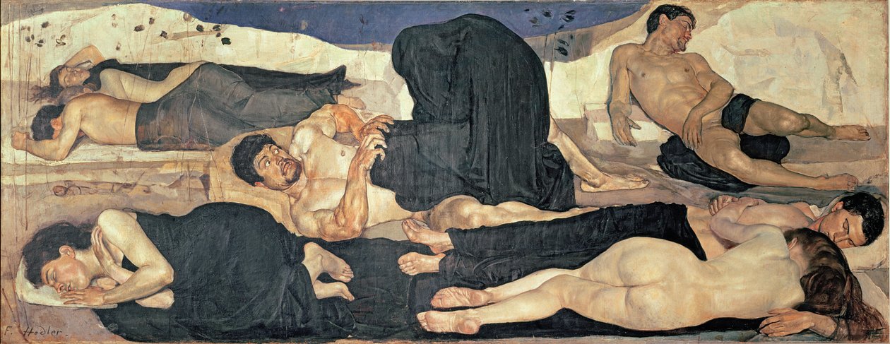 Noc, 1890 od Ferdinand Hodler