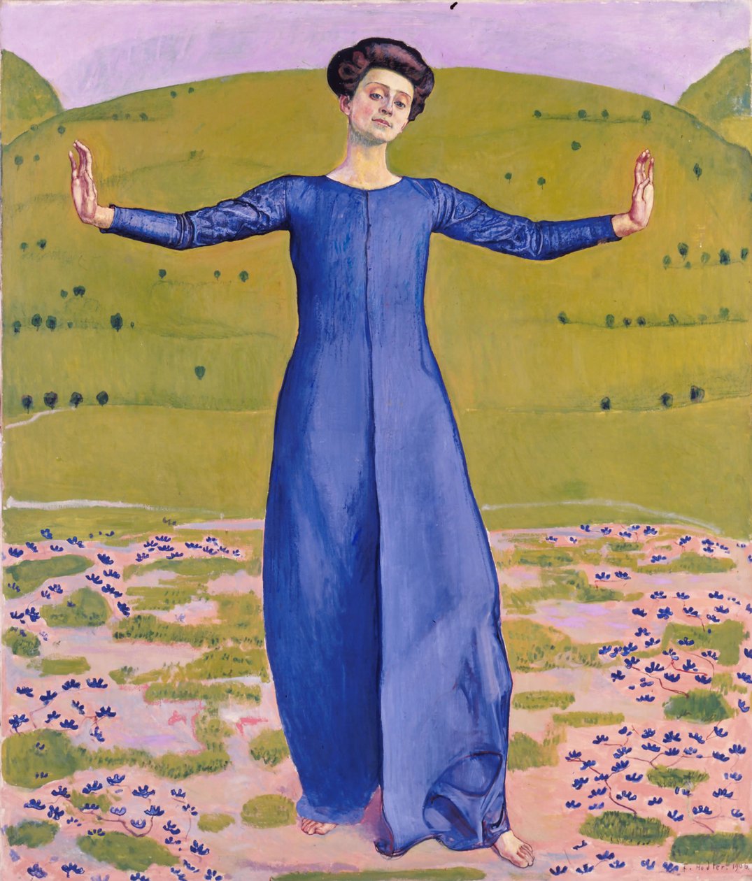 Píseň z dálky, 1906 od Ferdinand Hodler