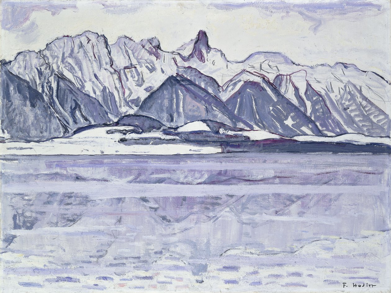 Stockhorn Snowy, 1913-1914 od Ferdinand Hodler