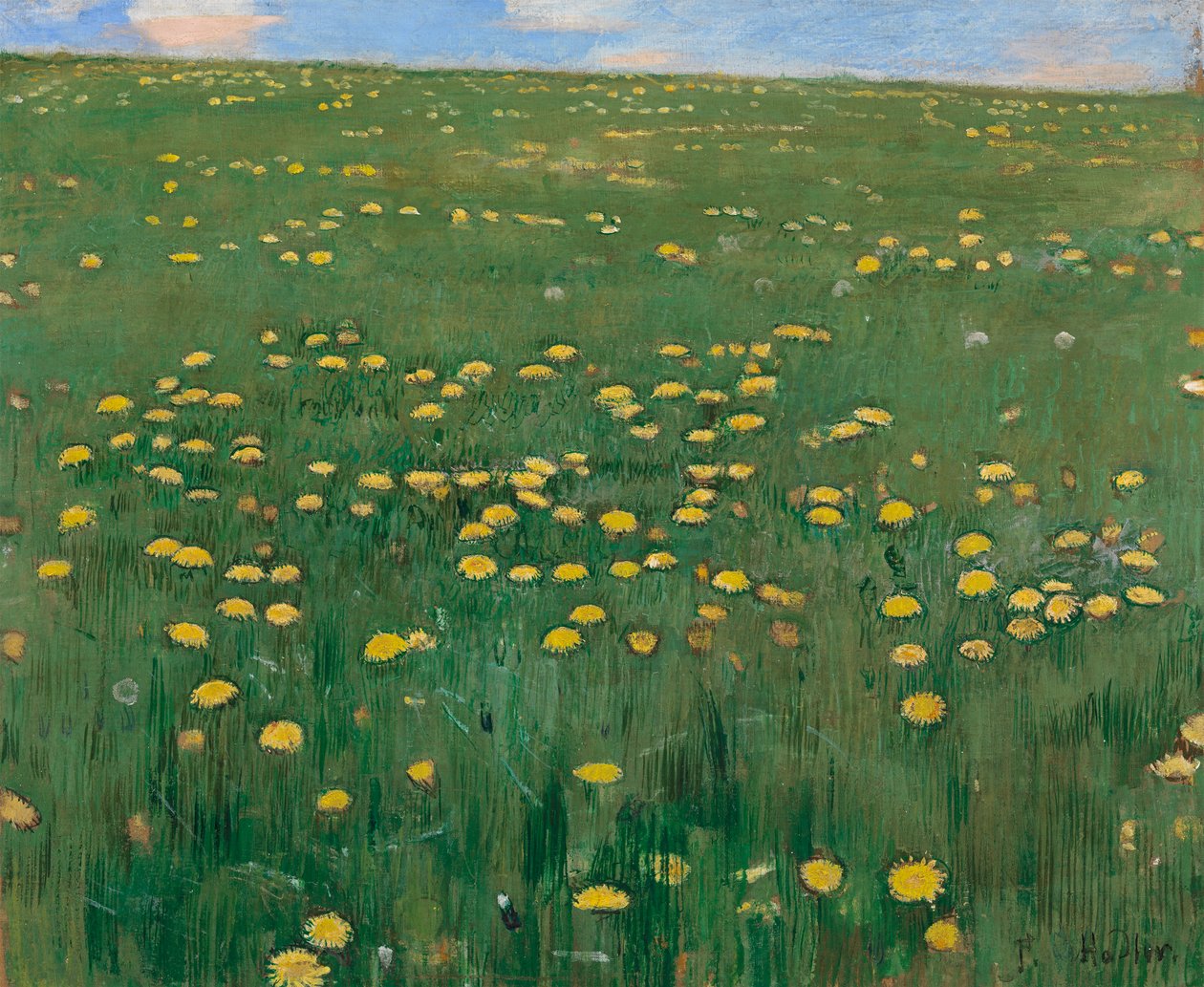 Květinová louka, asi 1901. od Ferdinand Hodler