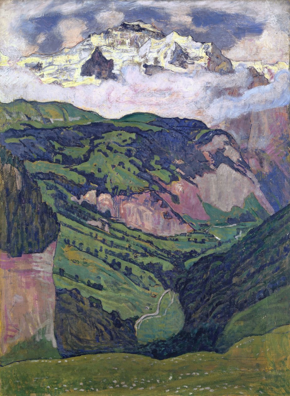 Jungfrau viděná z Isenfluh, 1902. od Ferdinand Hodler