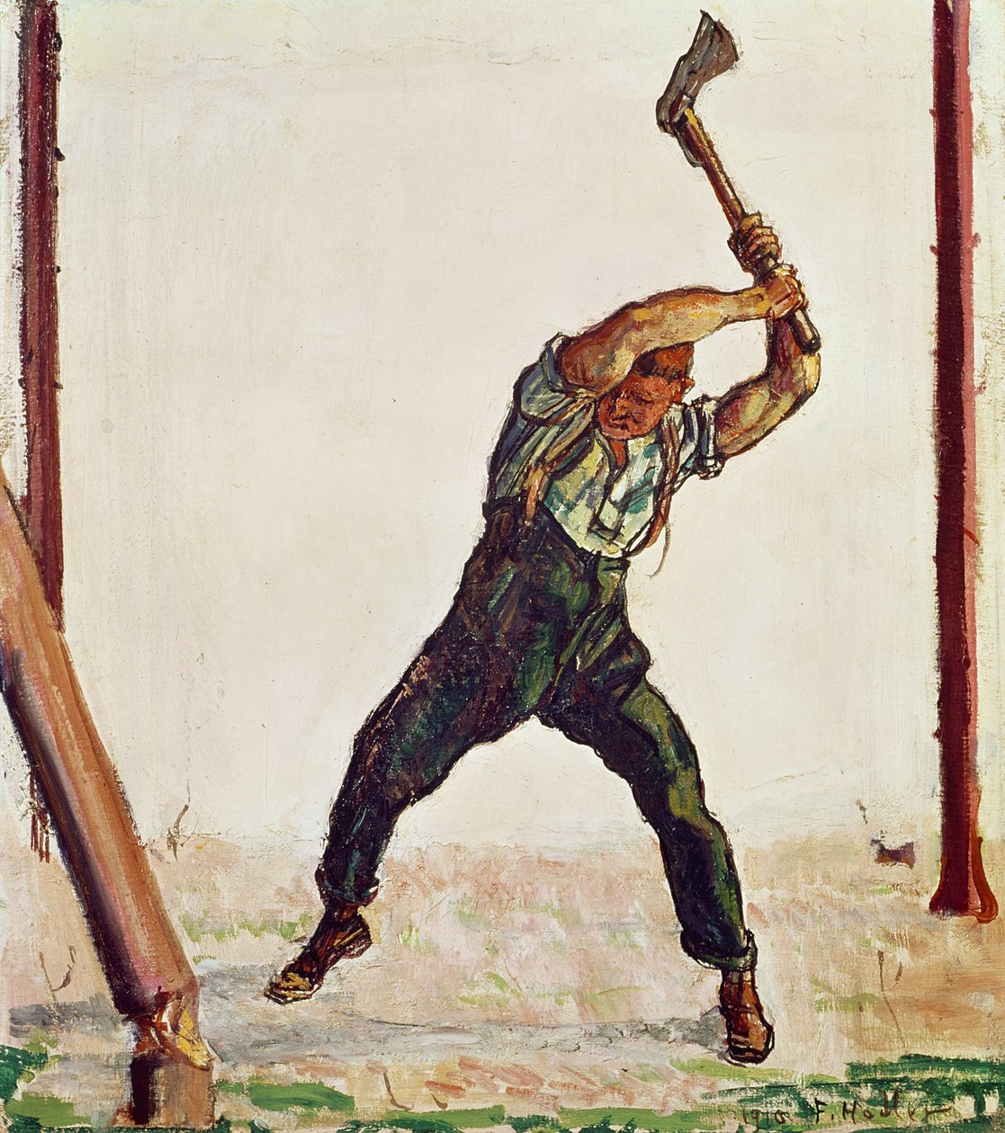 Woodman, 1910 od Ferdinand Hodler