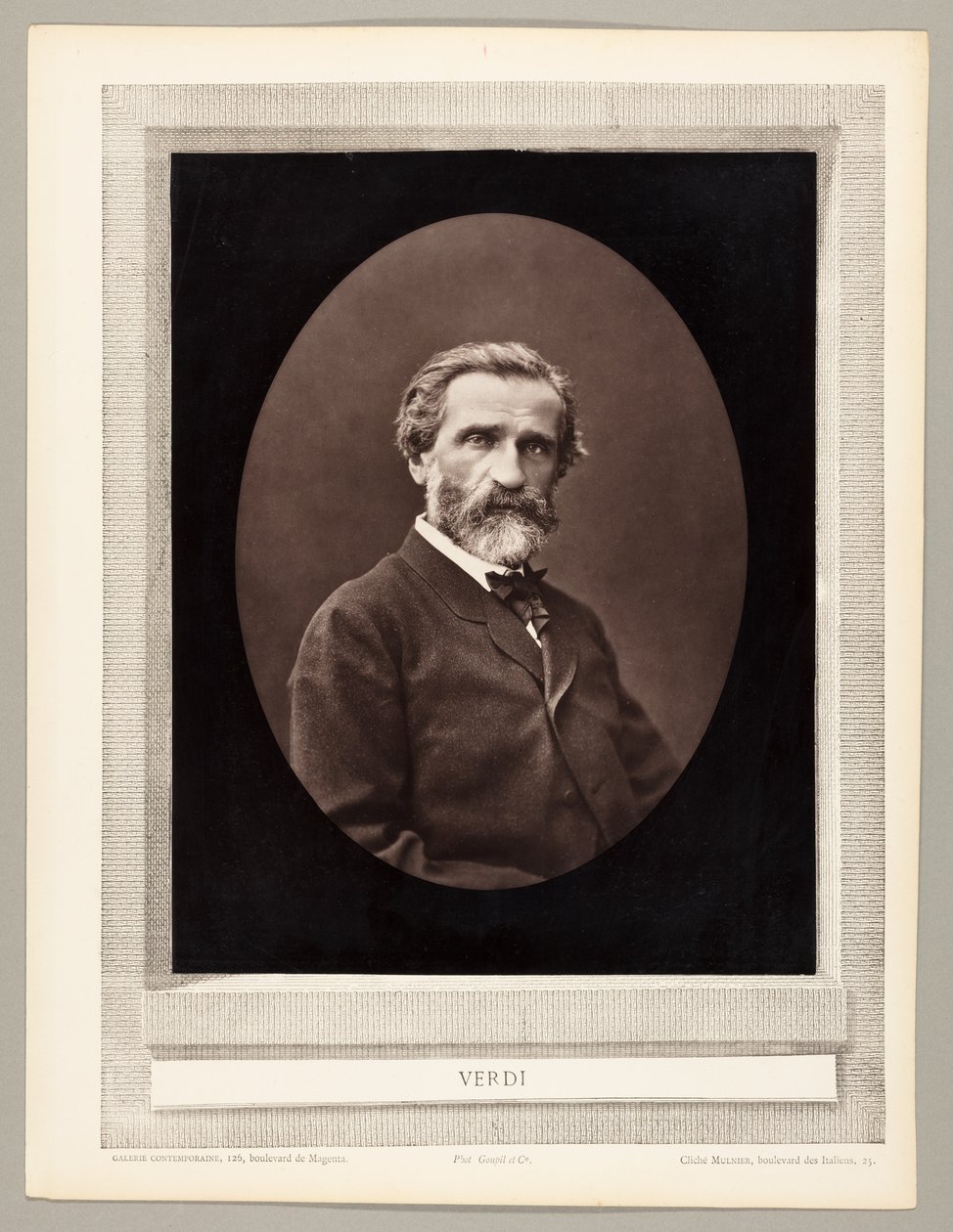 Giuseppe Verdi (italský skladatel, 1813-1901) od Ferdinand J. Mulnier