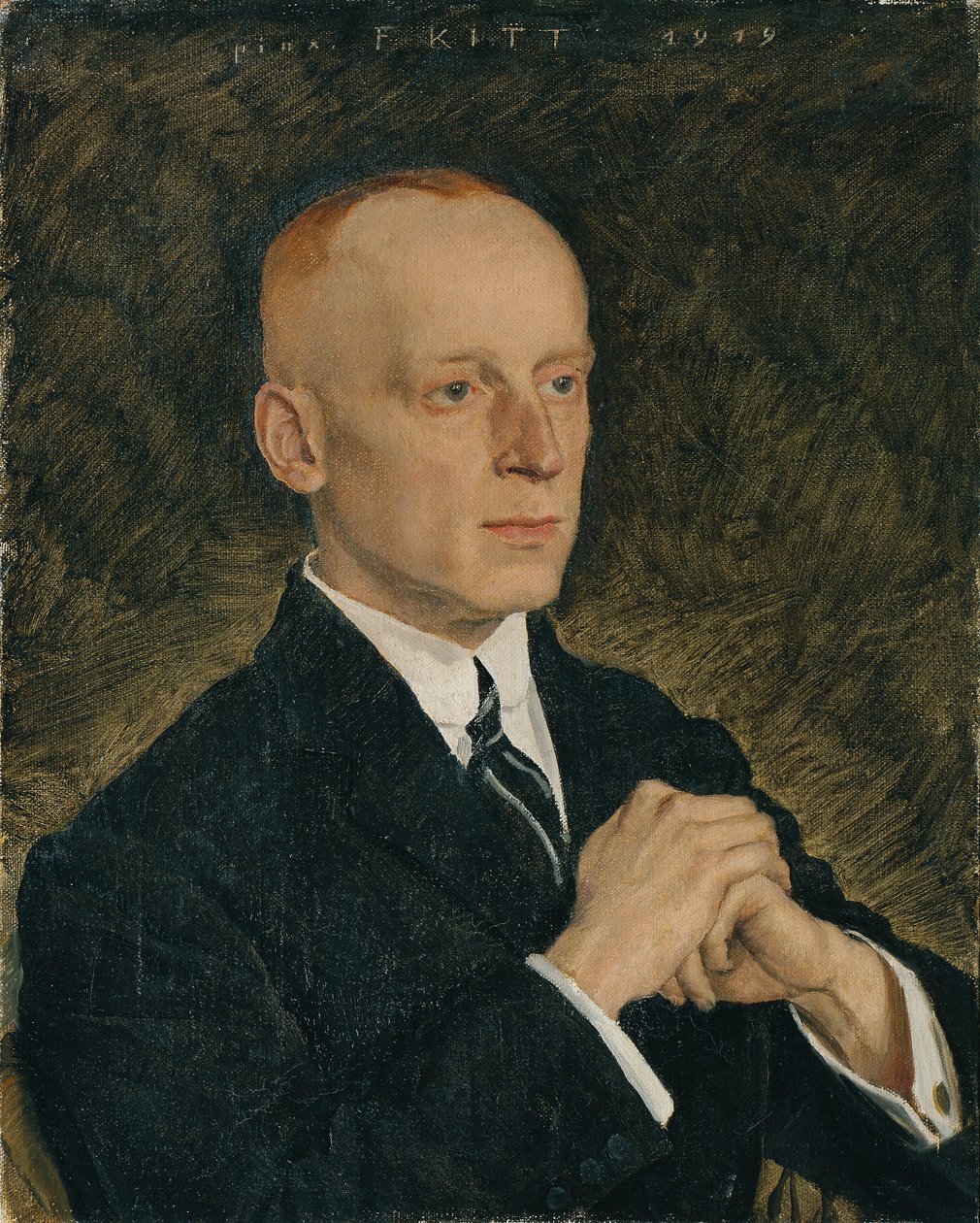 Portrét gentlemana od Ferdinand Kitt