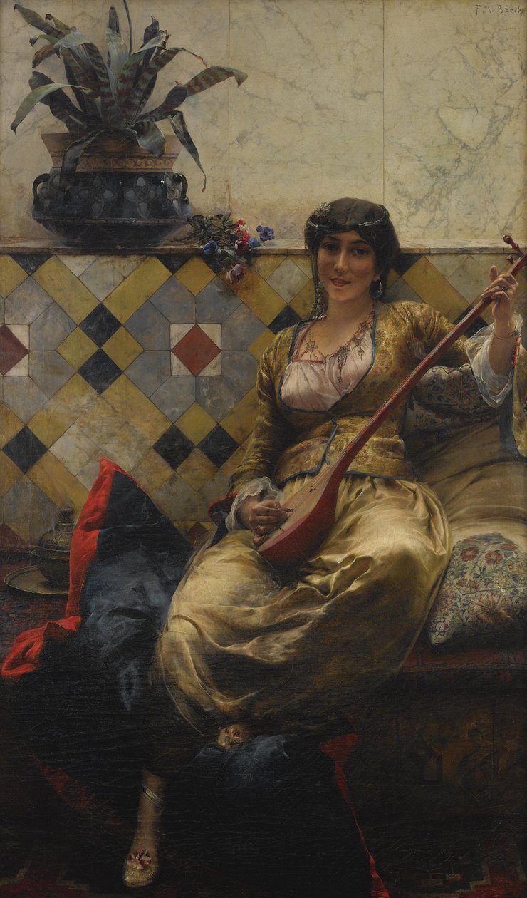 Serenáda v harému od Ferdinand Max Bredt