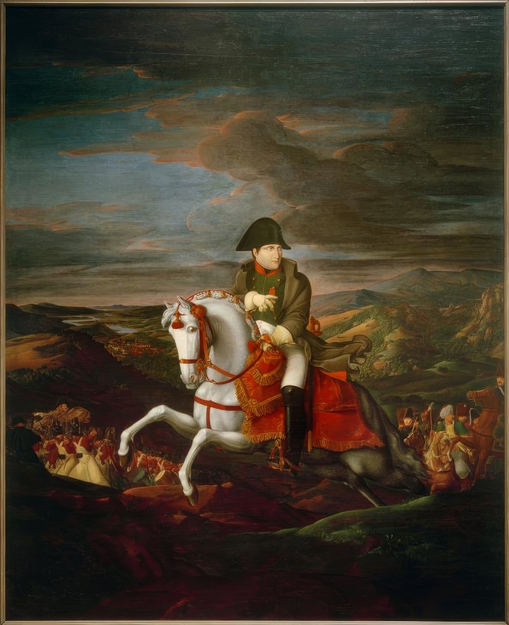 Jezdecký portrét císaře Napoleona I. od Ferdinand Olivier