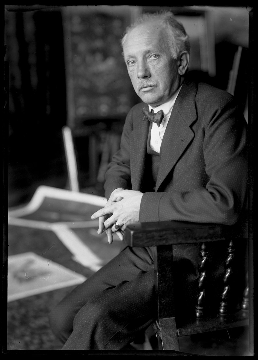 Obraz Richarda Strausse (1864-1949) od Ferdinand Schmutzer