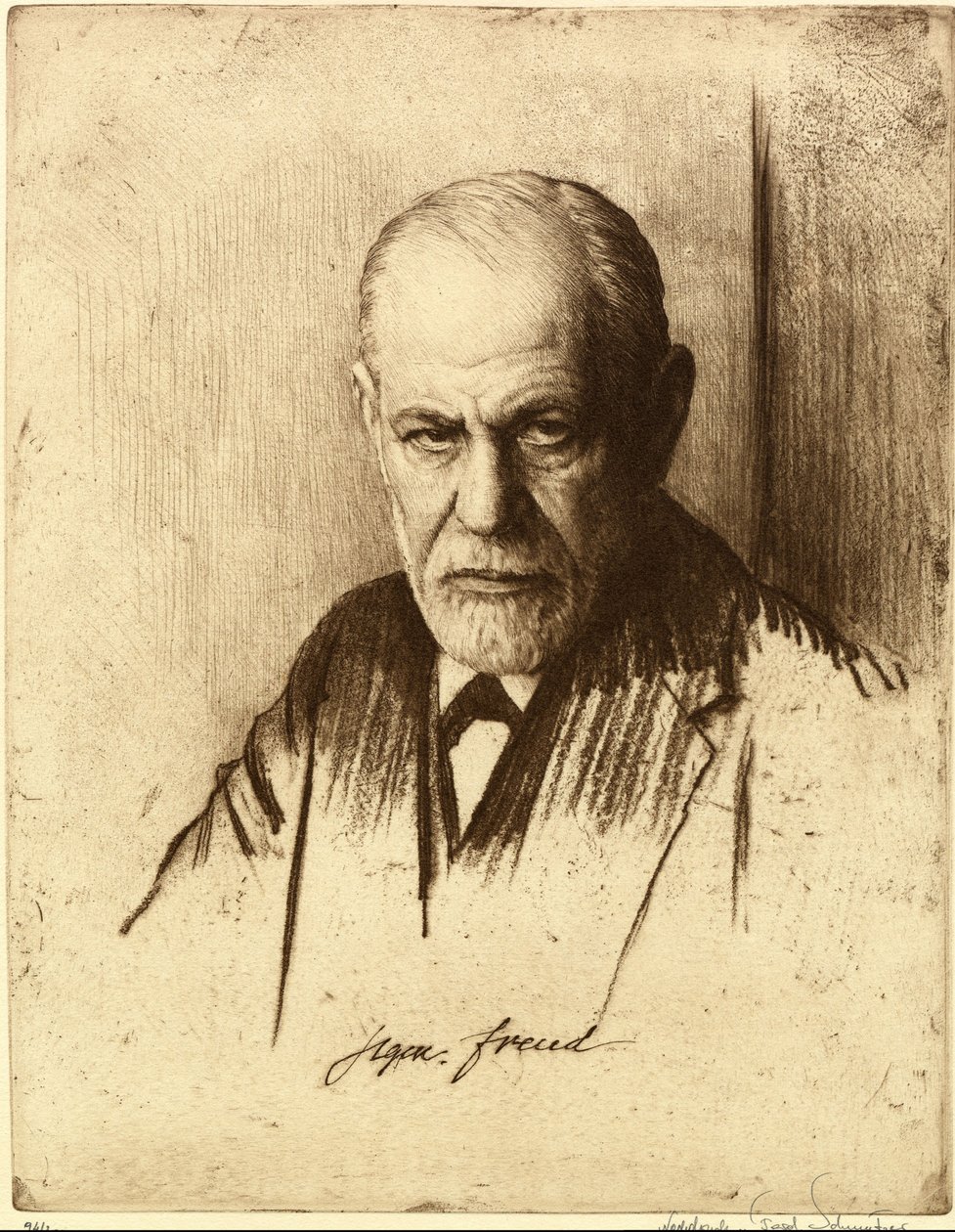 Portrét Sigmunda Freuda 1856-1939, 1926 od Ferdinand Schmutzer