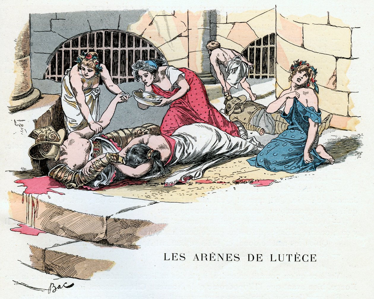 Arenas of Lutetia, c1870-1950. od Ferdinand Sigismund Bac