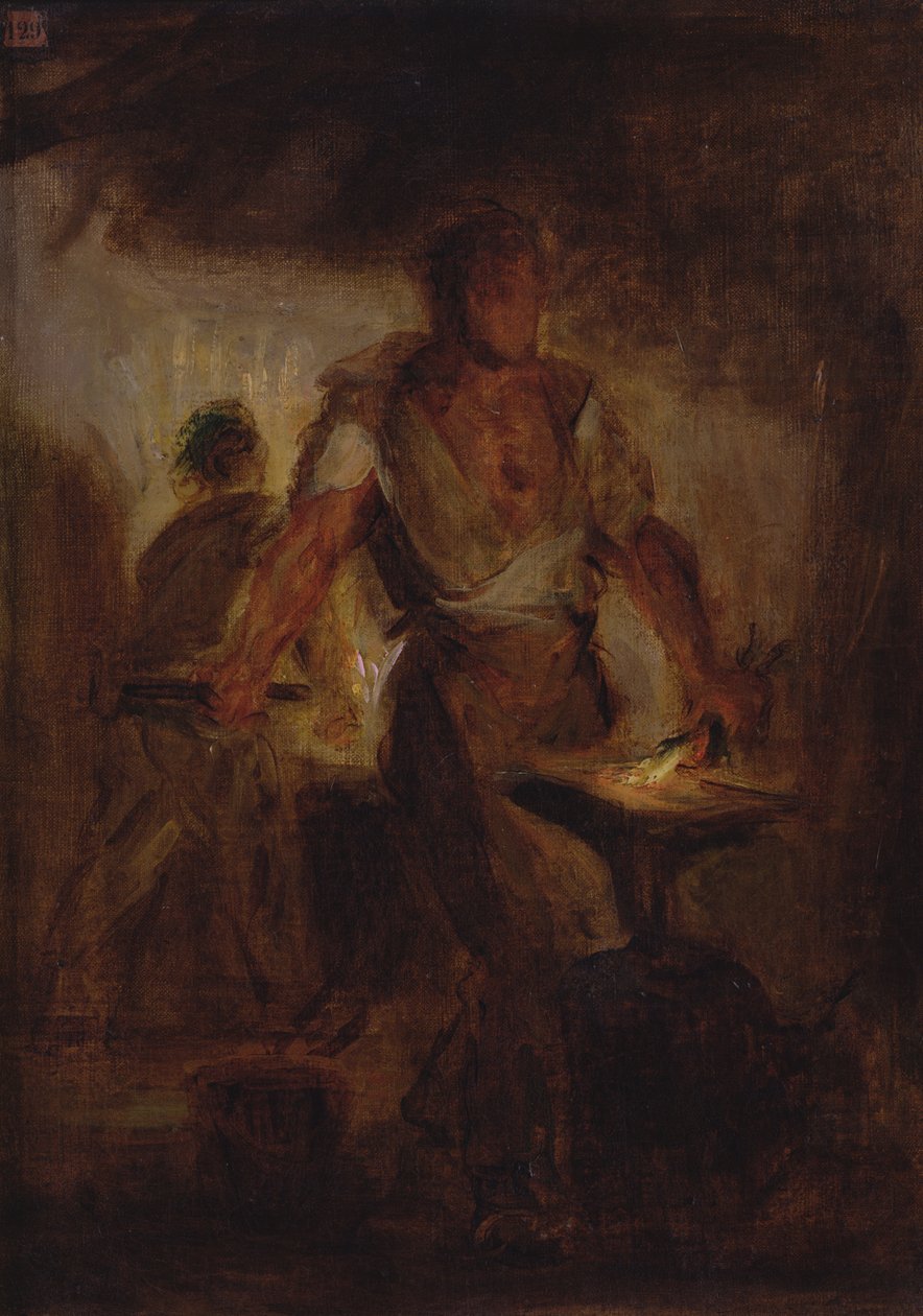 Kovář od Ferdinand Victor Eugene Delacroix