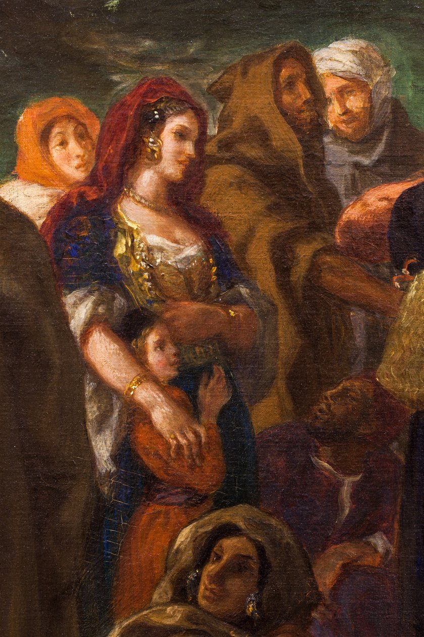 Arabští komici nebo šašci od Ferdinand Victor Eugene Delacroix