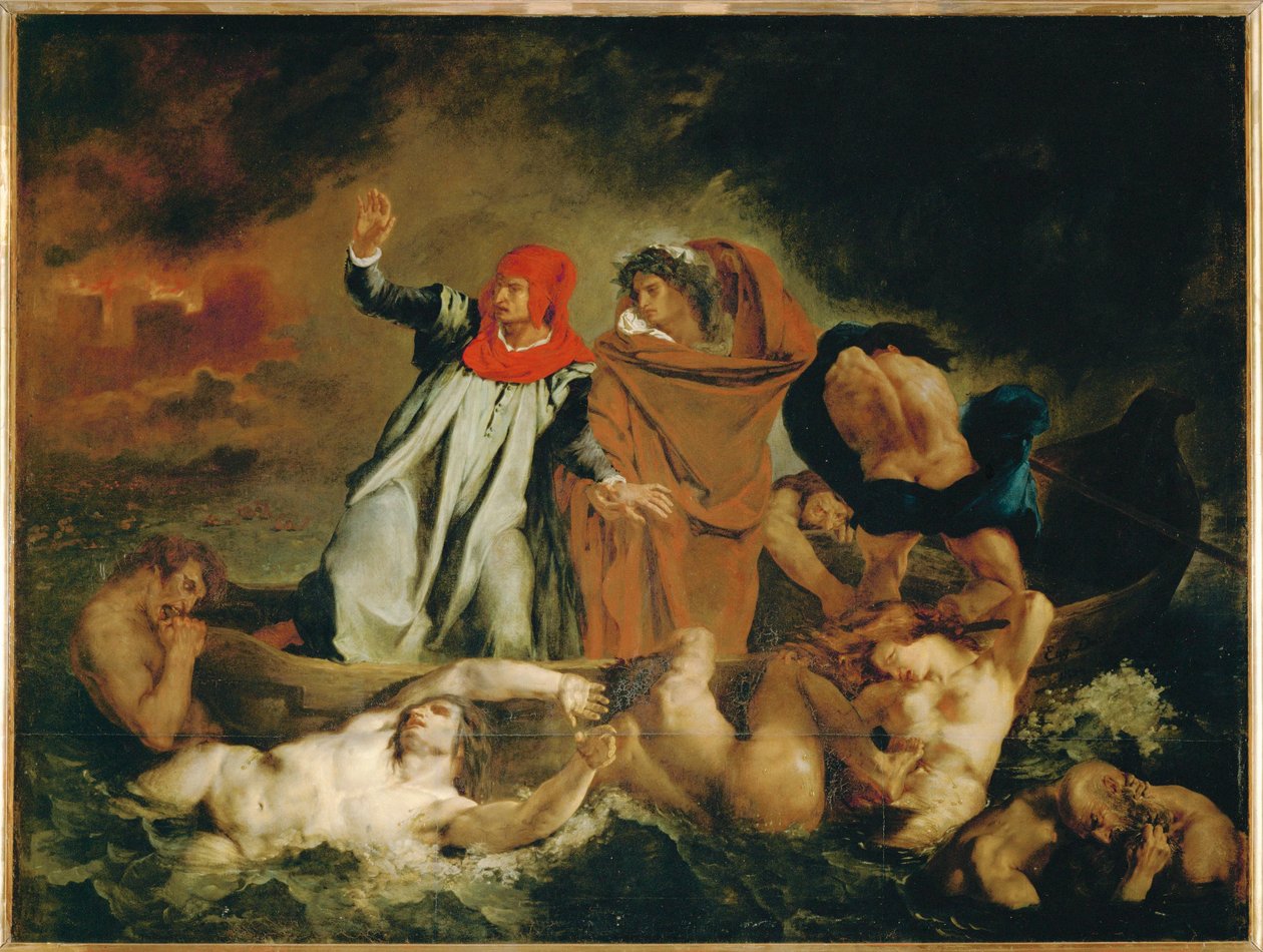 Dante a Vergilius ... od Ferdinand Victor Eugene Delacroix