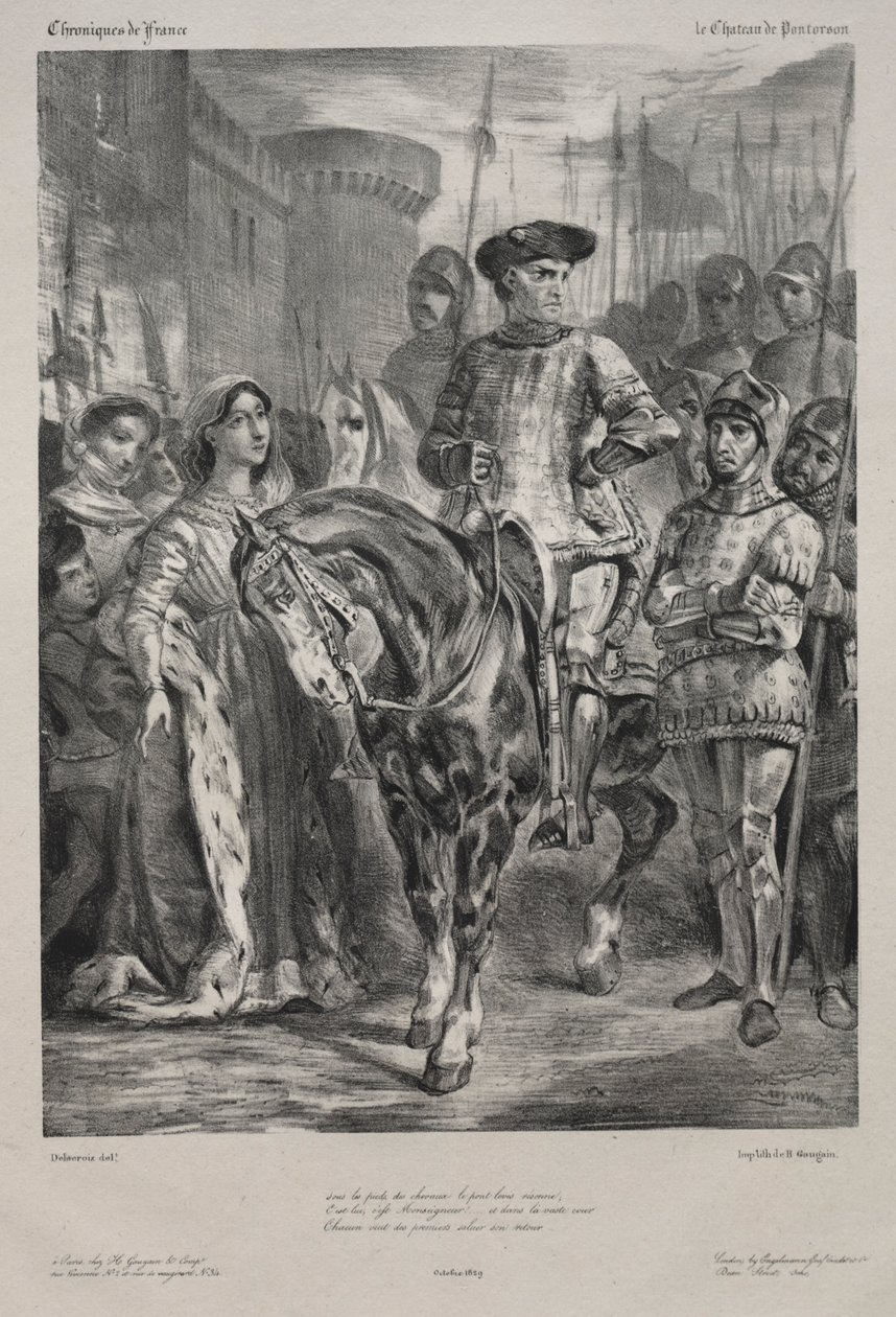 Duguesclin, 1829. od Ferdinand Victor Eugene Delacroix