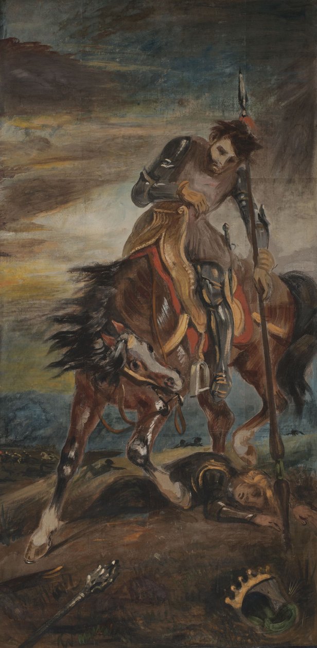 Král Rodrigo od Ferdinand Victor Eugene Delacroix