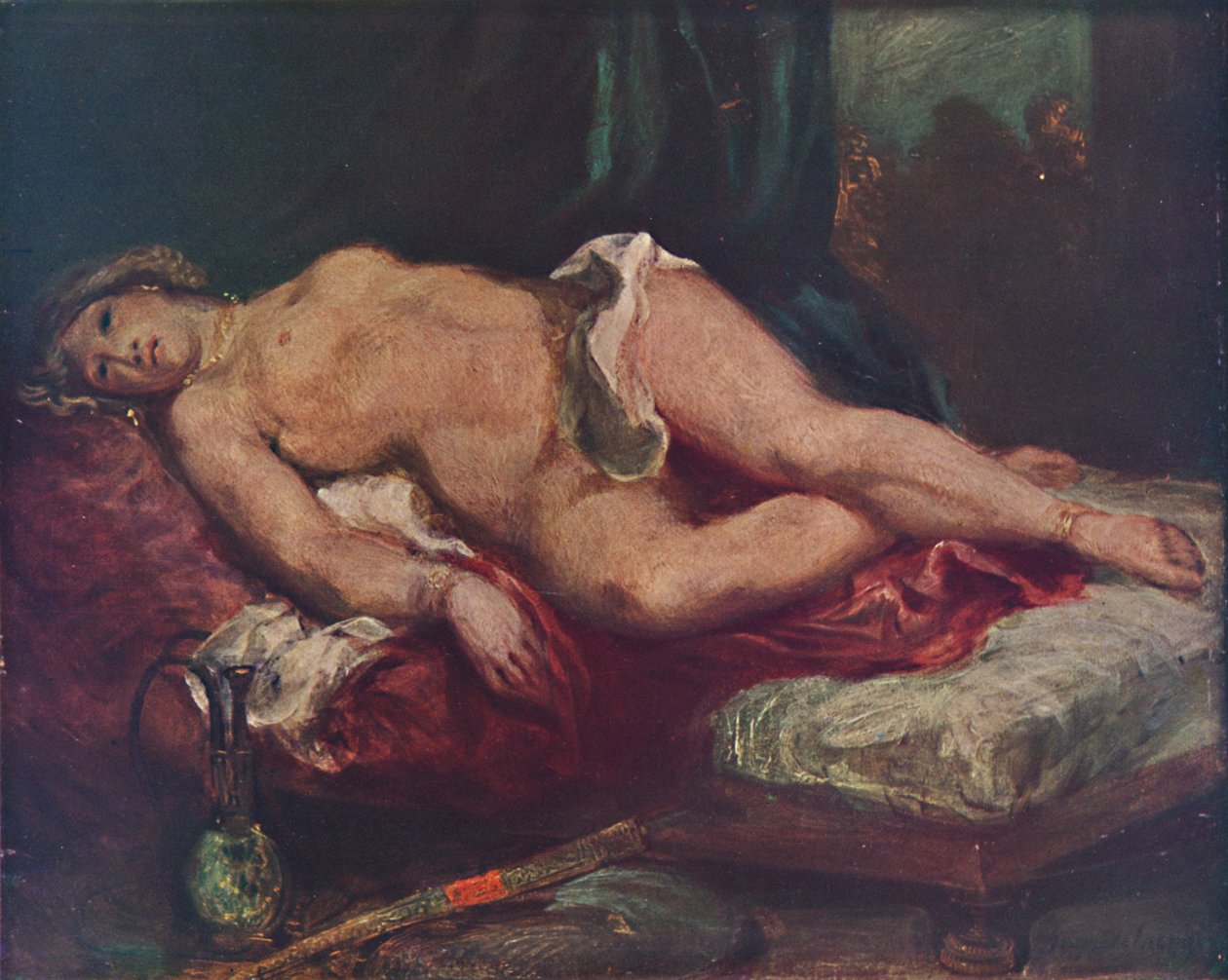 LOdalisque, 1825, 1937 od Ferdinand Victor Eugene Delacroix