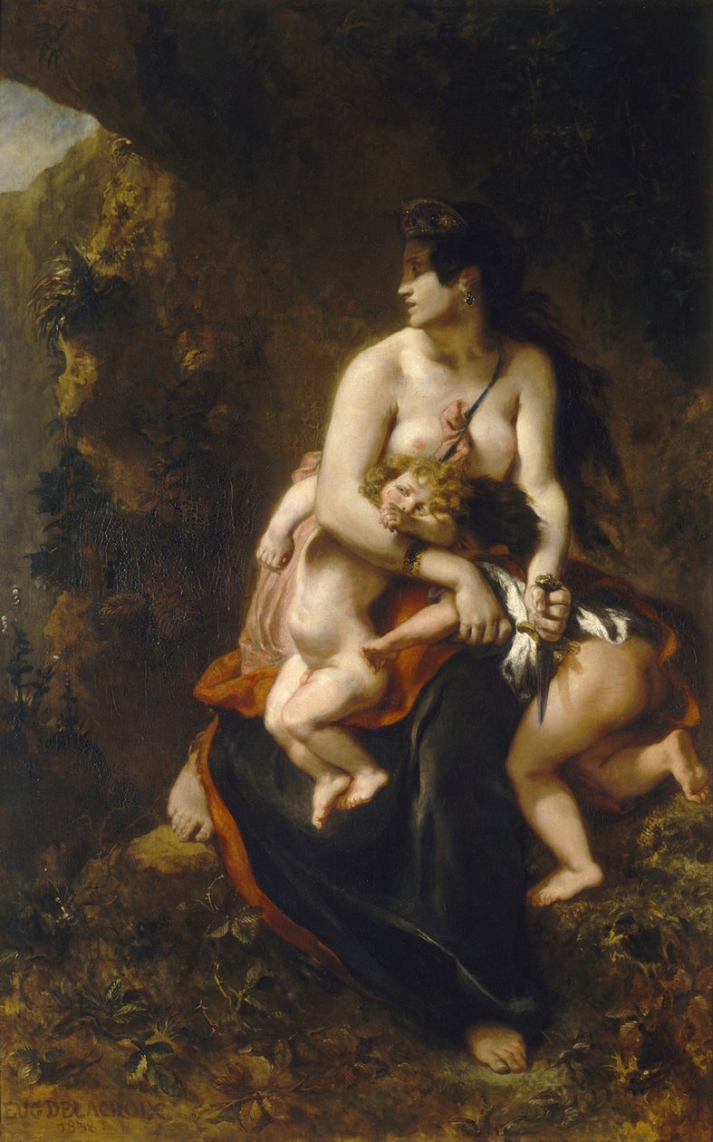 Medea Zuřivý Medea od Ferdinand Victor Eugene Delacroix