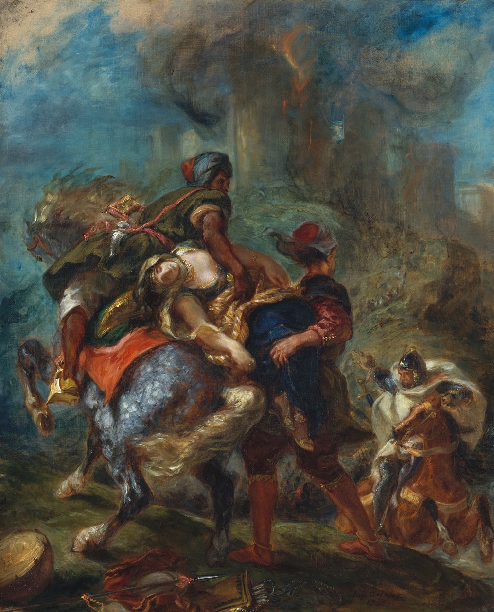 Únos Rebeccy od Ferdinand Victor Eugene Delacroix